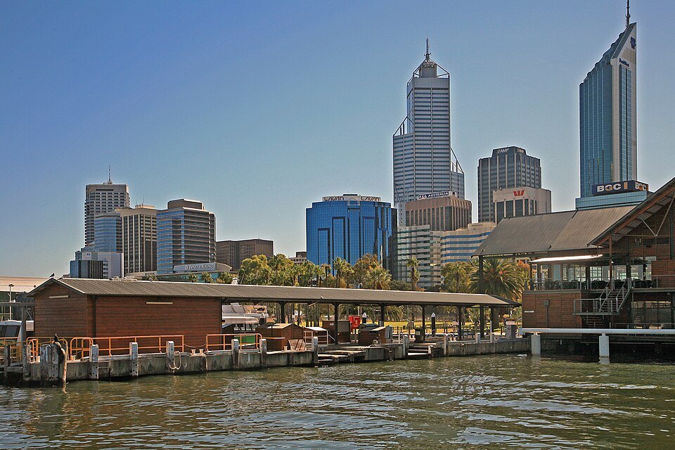 Perth skyline and waterfront
