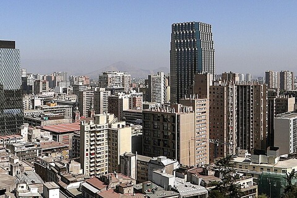 Buildings in the Santiago skyline