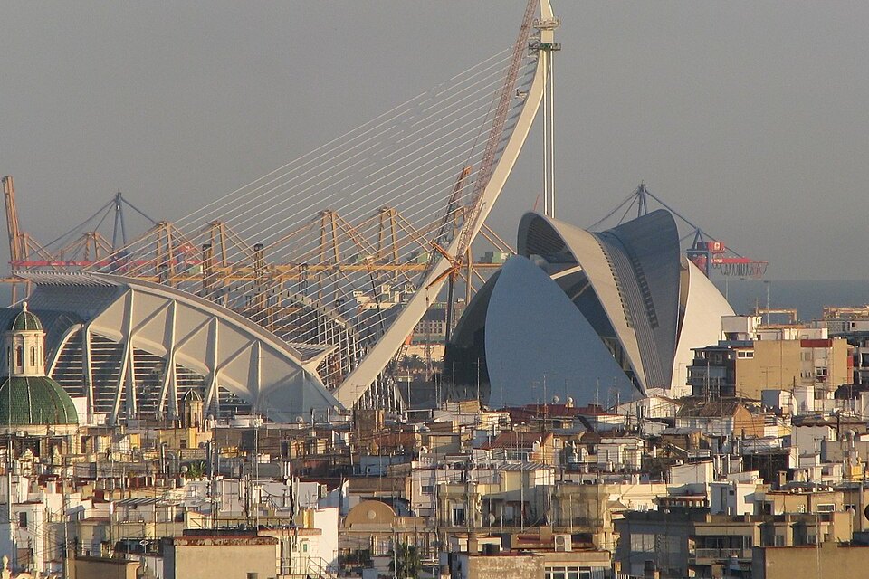 City of Arts and Sciences buildings in Valencia