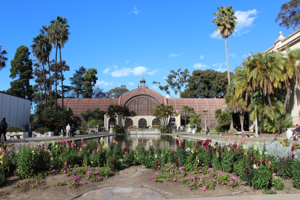 Botanical Building and lily pond in San Diego’s Balboa Park.